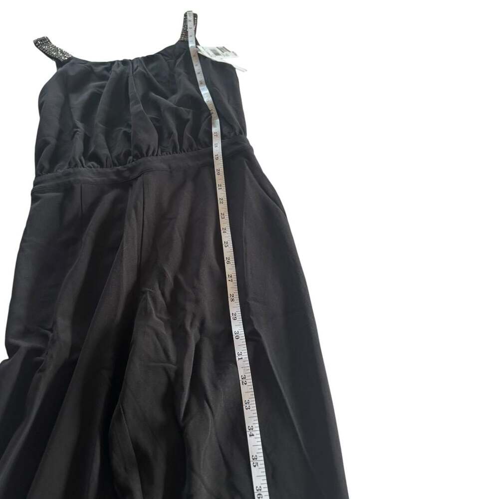 NWT Lucy Paris Black Rhinestone Strap Jumpsuit Size S - Picture 6 of 7